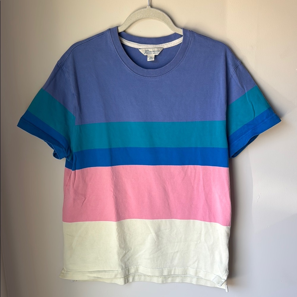 J Crew Colorful Striped T-Shirt